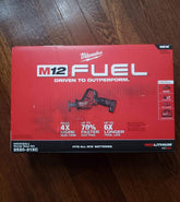 美國Milwaukee 2520-21XC M12 FUEL 無刷 Hackzall 往復鋸套裝 4.0 Ah *1全新 MILWAUKEE美沃奇(美行)